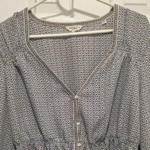 Max Studio, Sweatheart Peplum Blouse - Picture 6 of 15